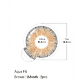 Aqua Fit Brown 13.7mm